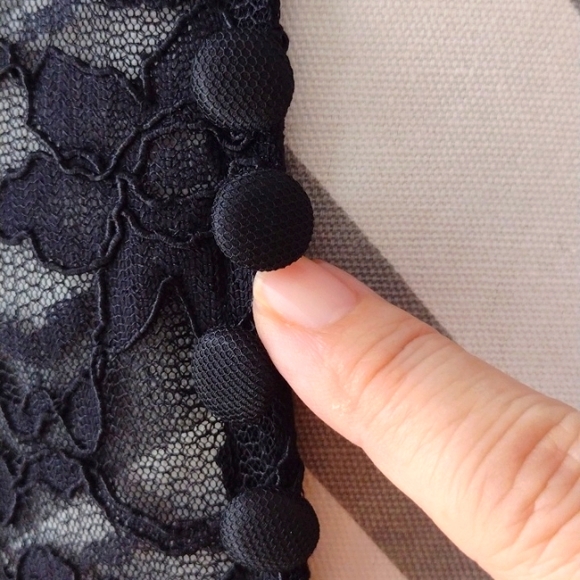 Mori lee by Madeline Gardner black maxi formal/prom/bridesmaid dress - Picture 8 of 14